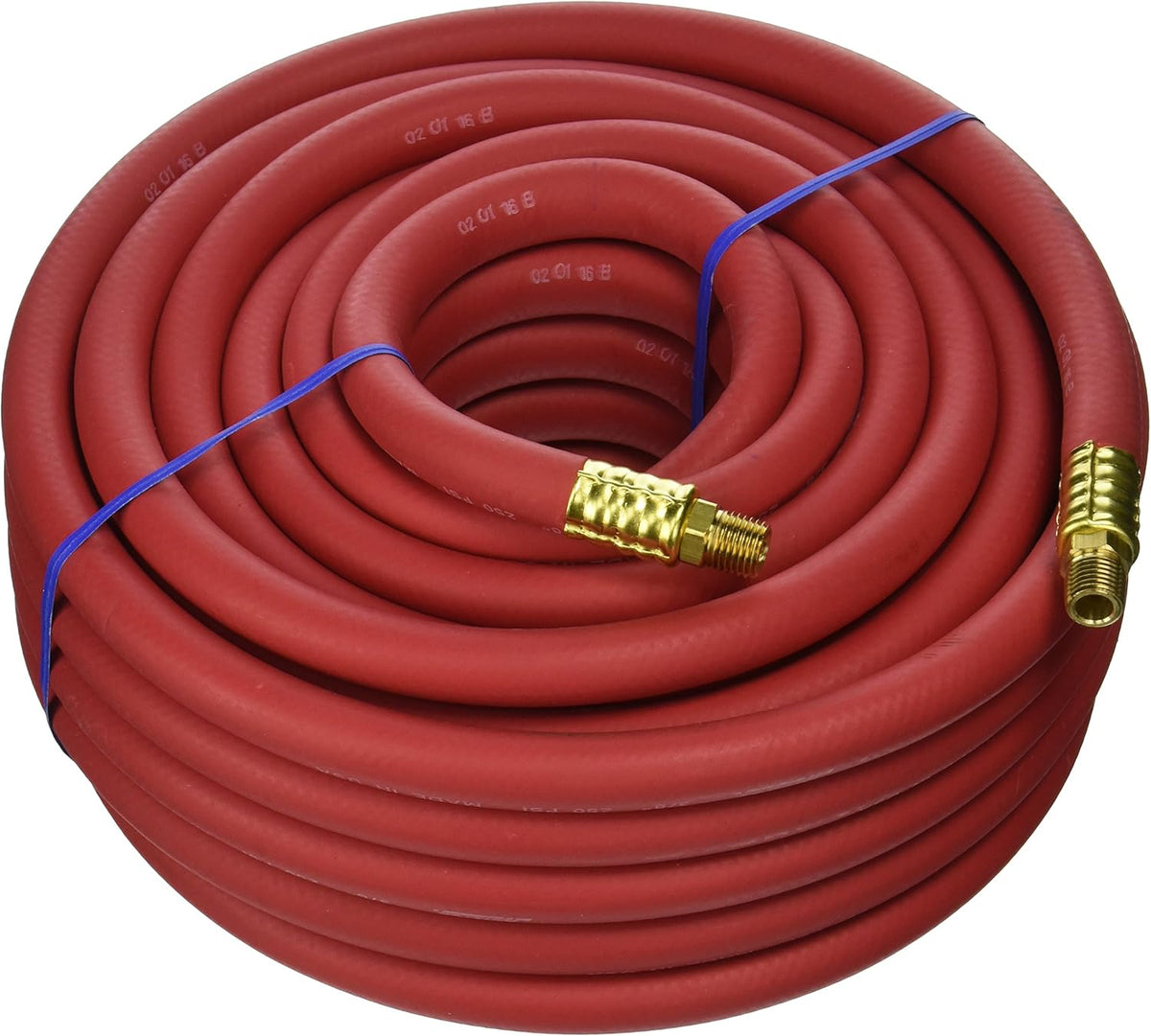 50 Foot EPDM 3/8" ID Rubber Air Hose Pack of 2 F21850
