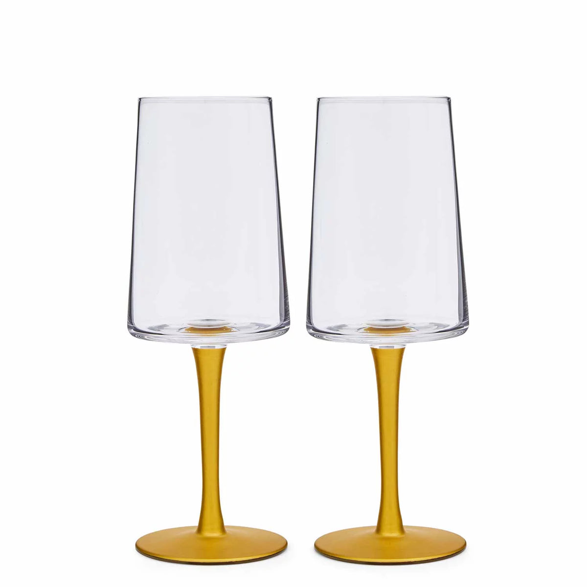 Gold Stem Wine Glass, Set of 2 R1426