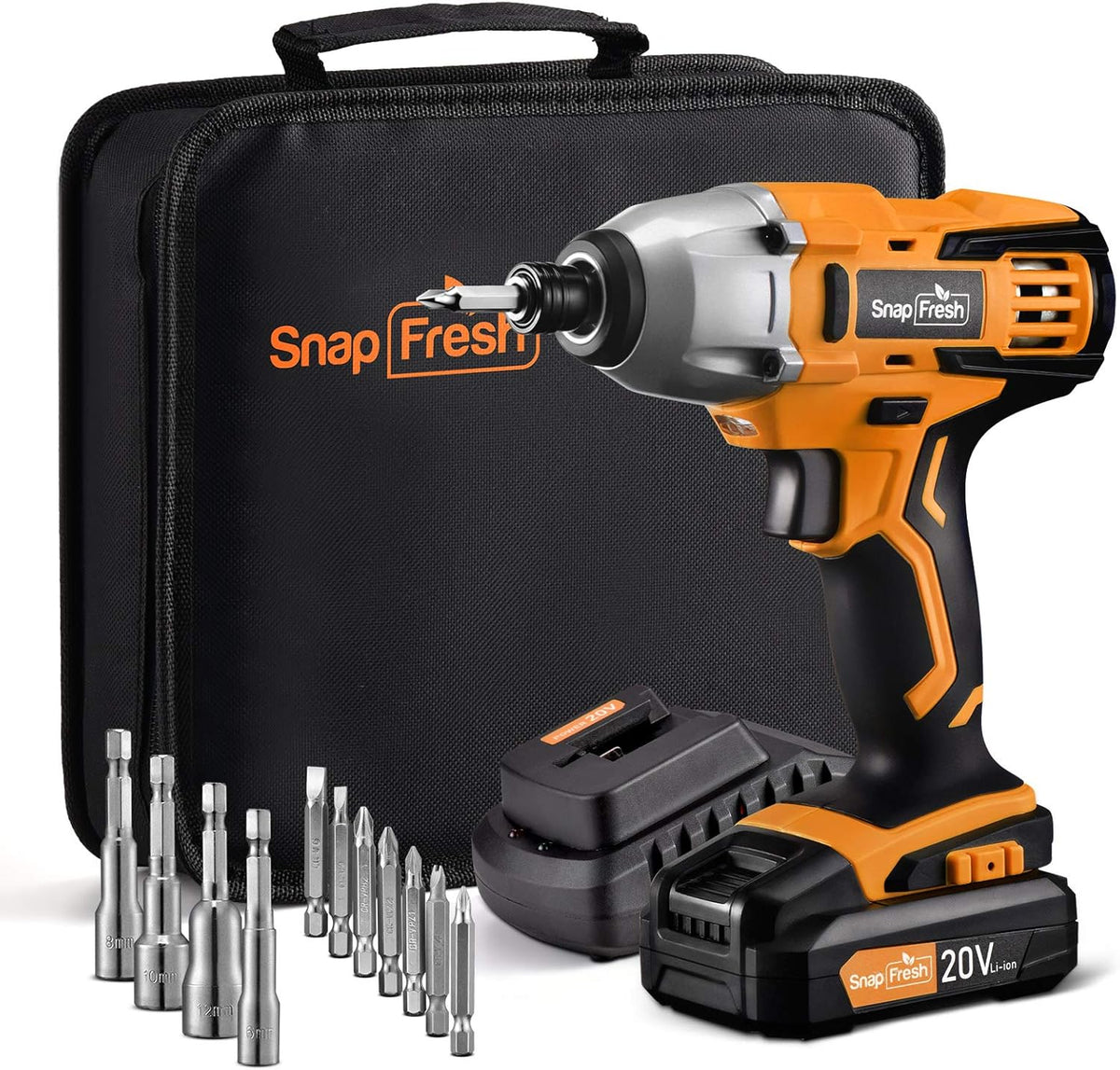 20V Cordless Impact Driver Set with 2.0Ah Battery & Charger L229