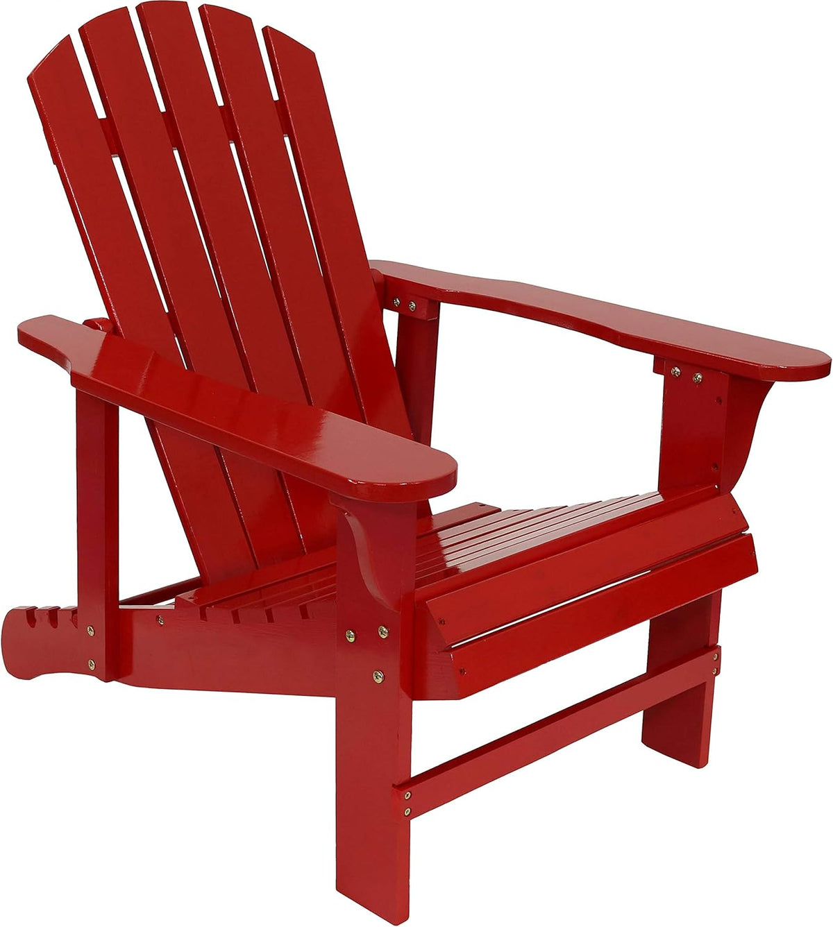 Gray Fir Wood Adirondack Chair Set of 2 V677
