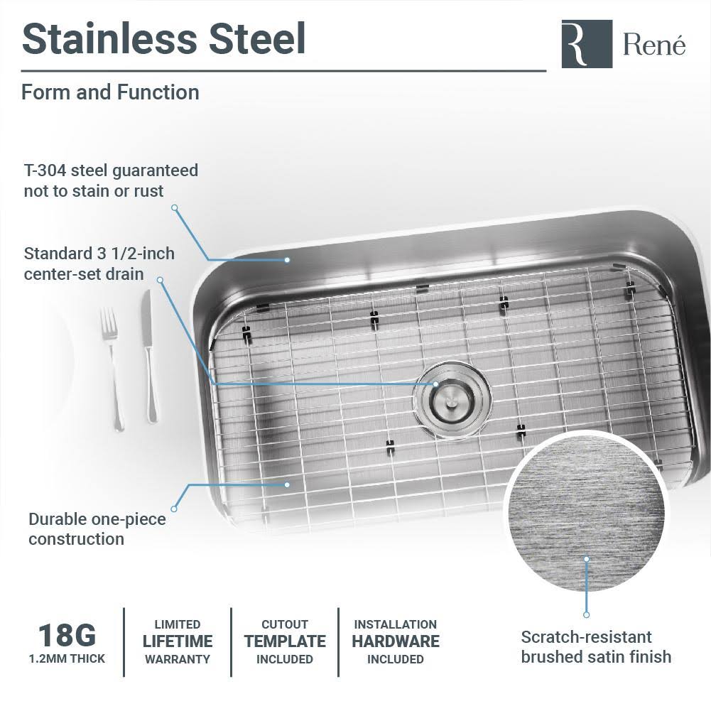 Stainless Steel Kitchen Sink F421