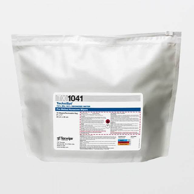 9x22 x 11x22 Cellulose/Polyester Cleanroom Wiper Pre-Wet 70% IPA H517