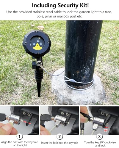 Christmas Laser Projector Lights Waterproof Outdoor Decorative Lighting T3989
