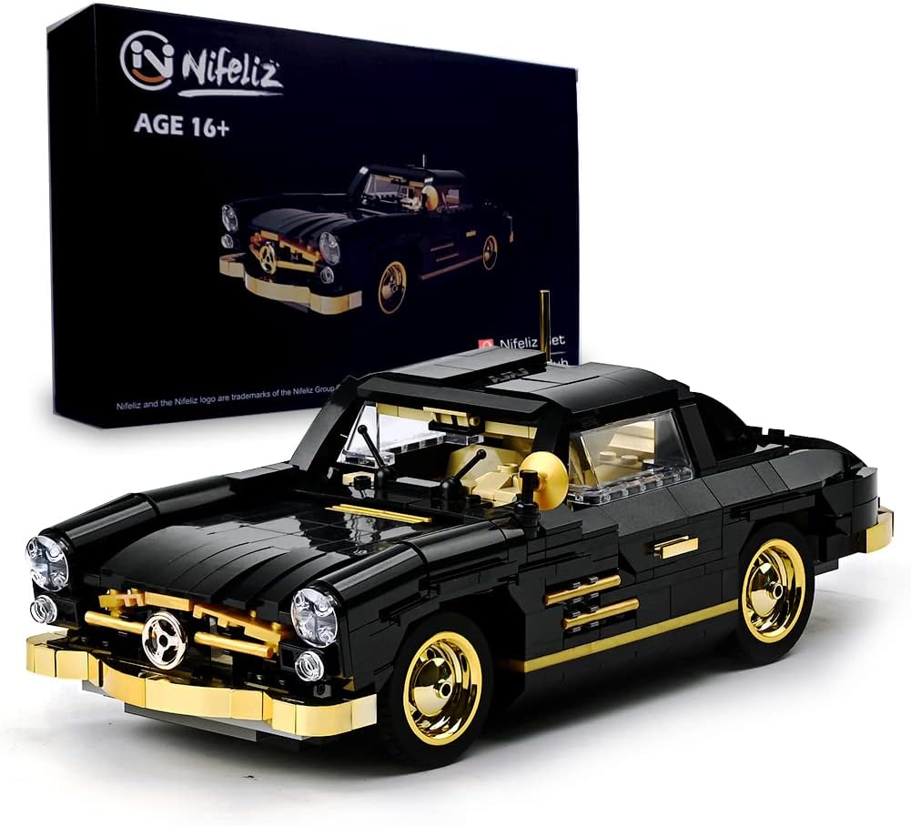 886 Pcs 1:14 Scale Sports Car Building Blocks Set W295890
