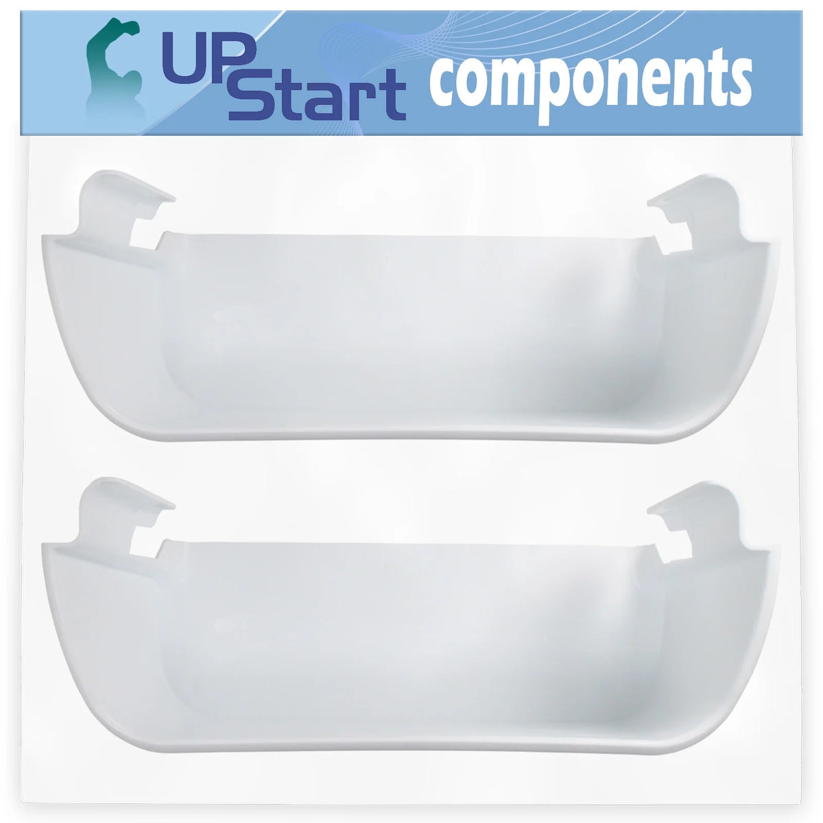 2-Pack Refrigerator Door Shelf Bin Replacement S1482