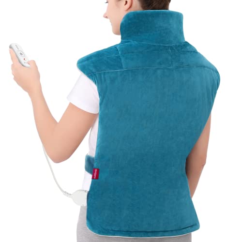 Blue 22"x33" XXL Weighted Electric Heating Pad A13035