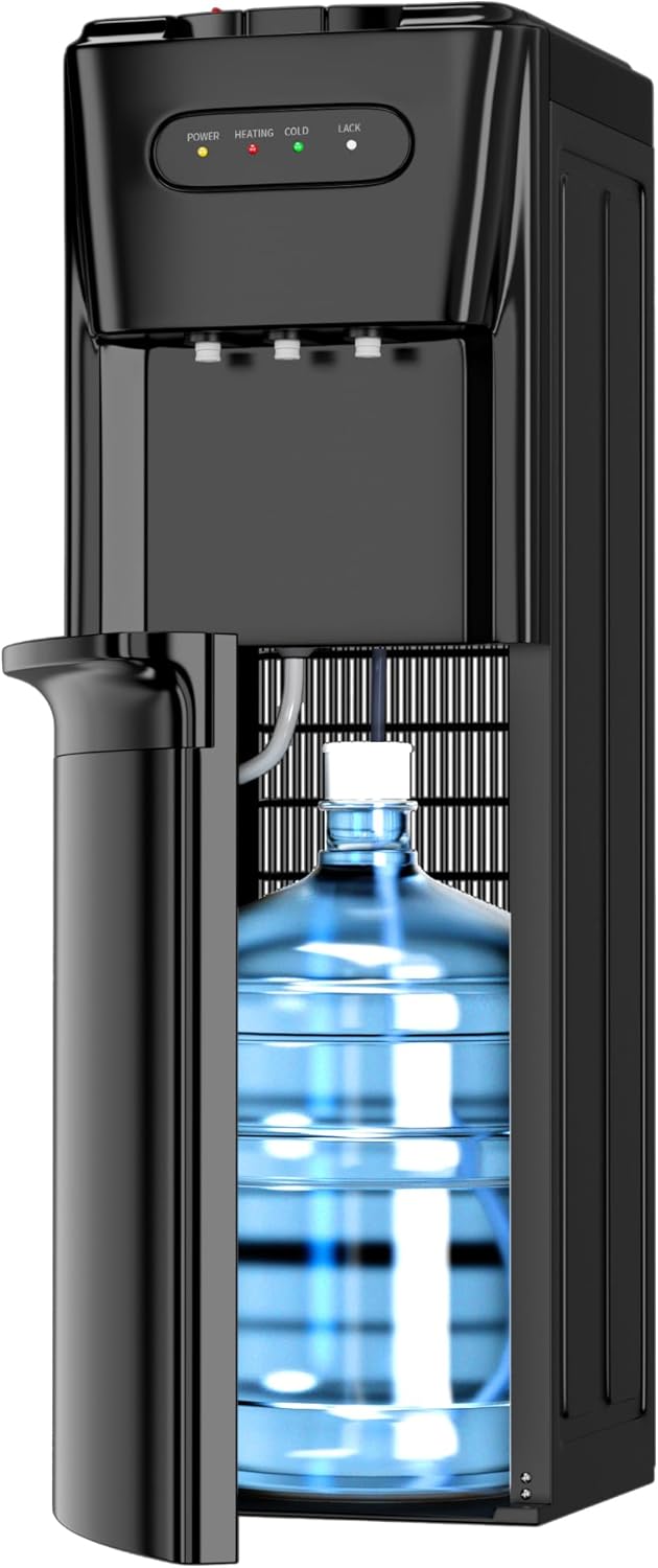 Bottom Loading Water Cooler Dispenser Hot Cold Room Temp for 3 or 5 Gallon Bottles M12802