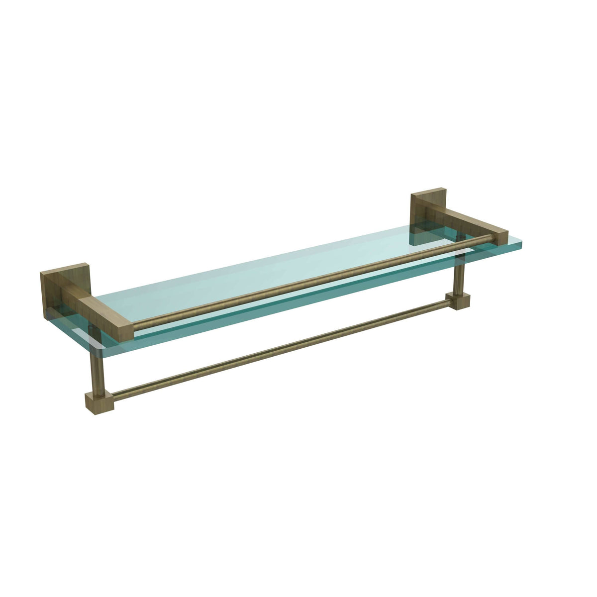 22-inch Gallery Glass Shelf with Towel Bar L656978