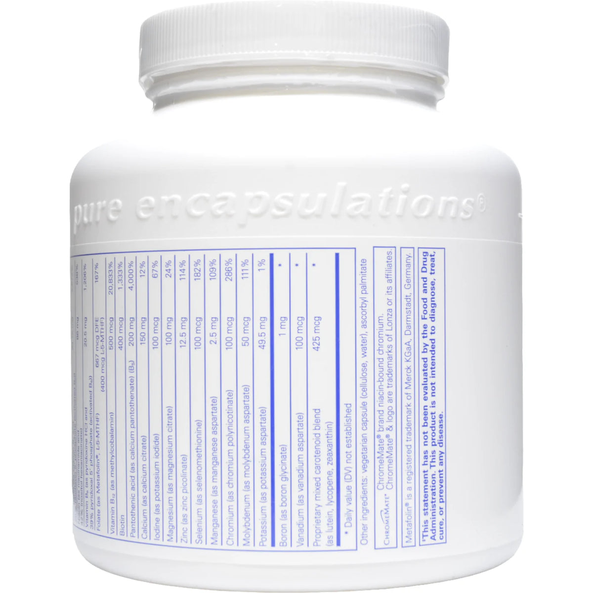 Nutrient 950 without Copper & Iron I602190