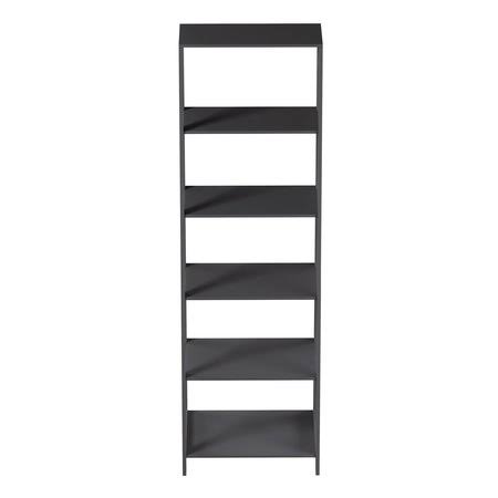 Gray 5-Tiered Bookcase Y82518