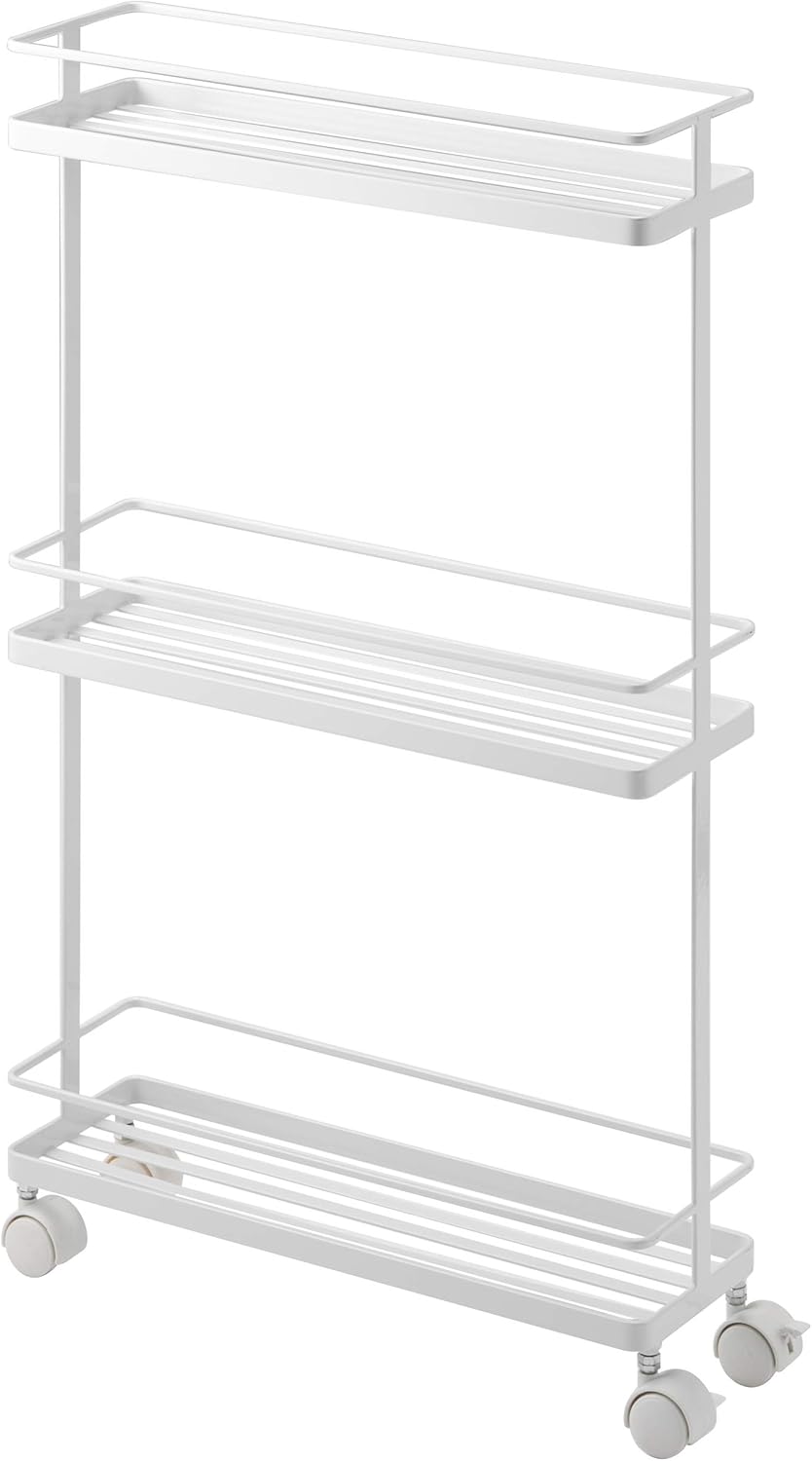 Black Rolling Kitchen Storage Cart Y373
