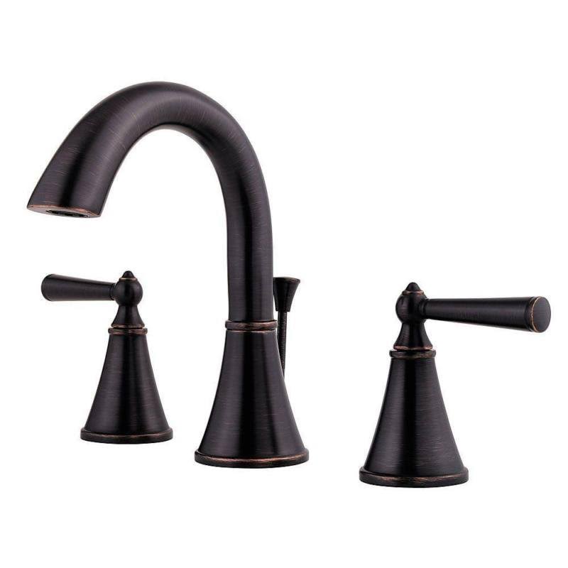 Tuscan Bronze 8 in. Widespread 2-Handle Bathroom Faucet D505519