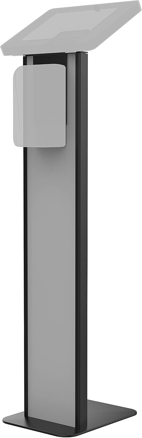 Black Floor Stand with Graphic Slots and VESA Plate C767