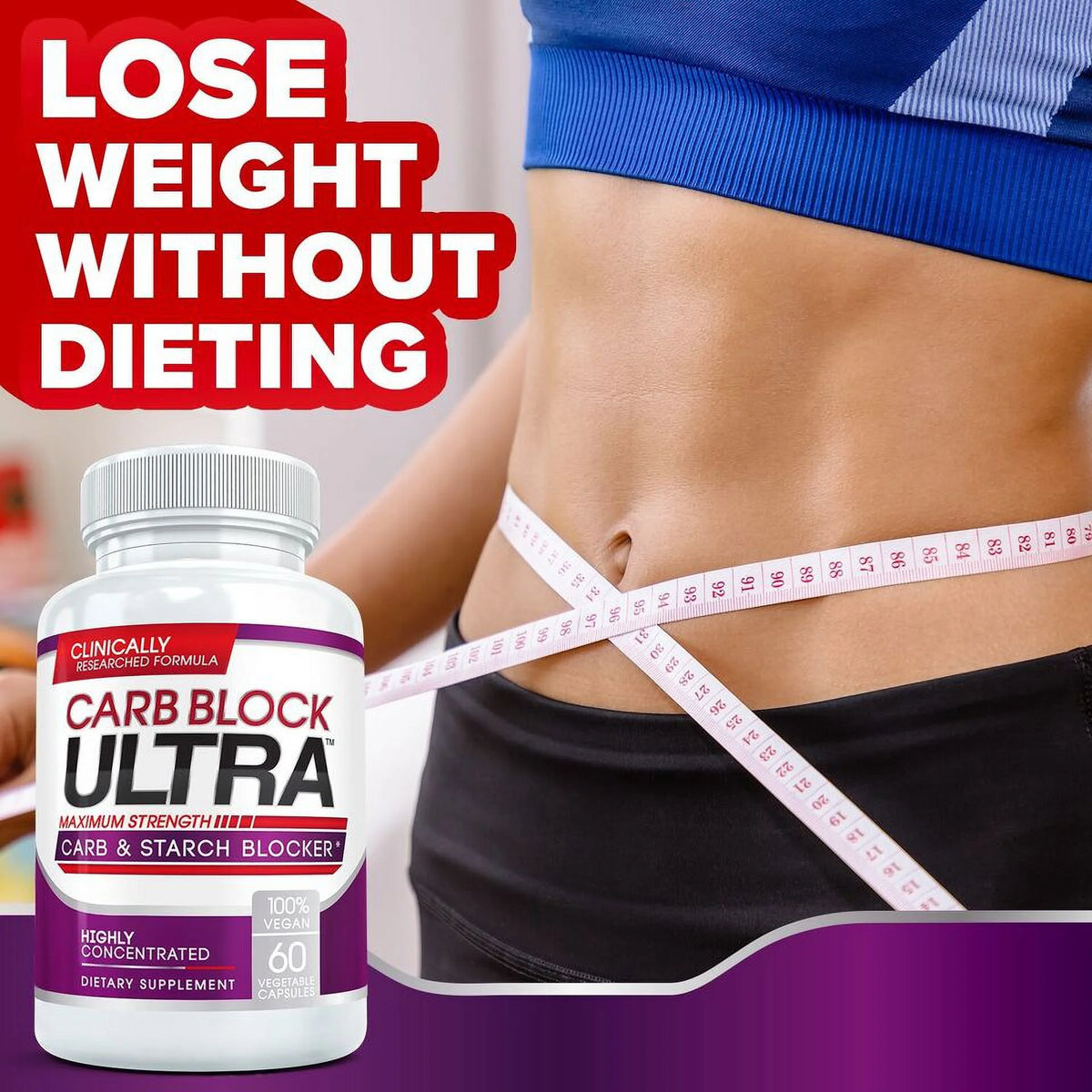 Starch & Fat Blocker Weight Loss Diet Pill 60 Capsules A8532