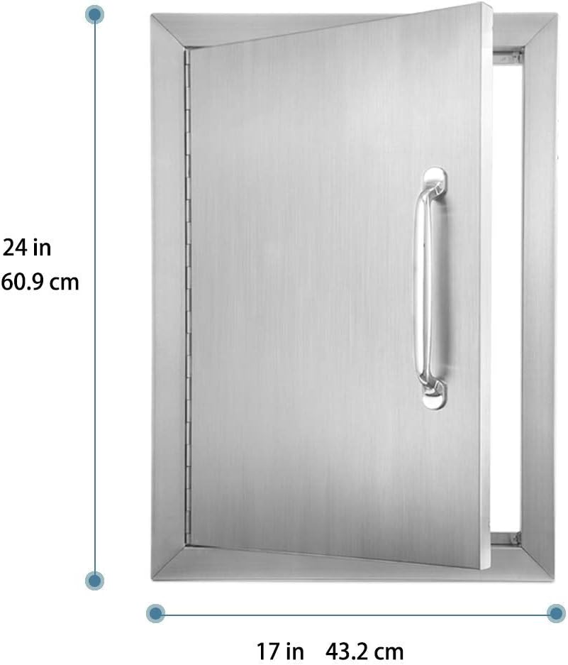 Stainless Steel Outdoor Kitchen Door 17 W X 24 H Q2242