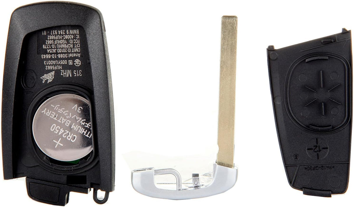 Replacement Keyless Entry Remote Car Key Fob 2 X 4 Buttons X581