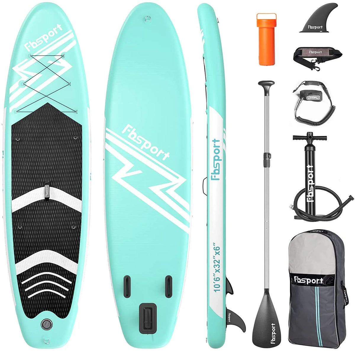 Mint Green Inflatable Paddle Board U47750
