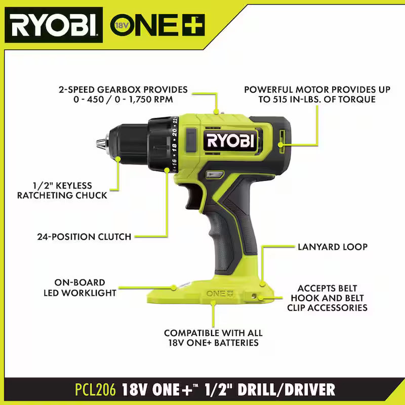 18V Cordless 2-Tool Combo Kit with Drill/Driver and Impact Driver T6398