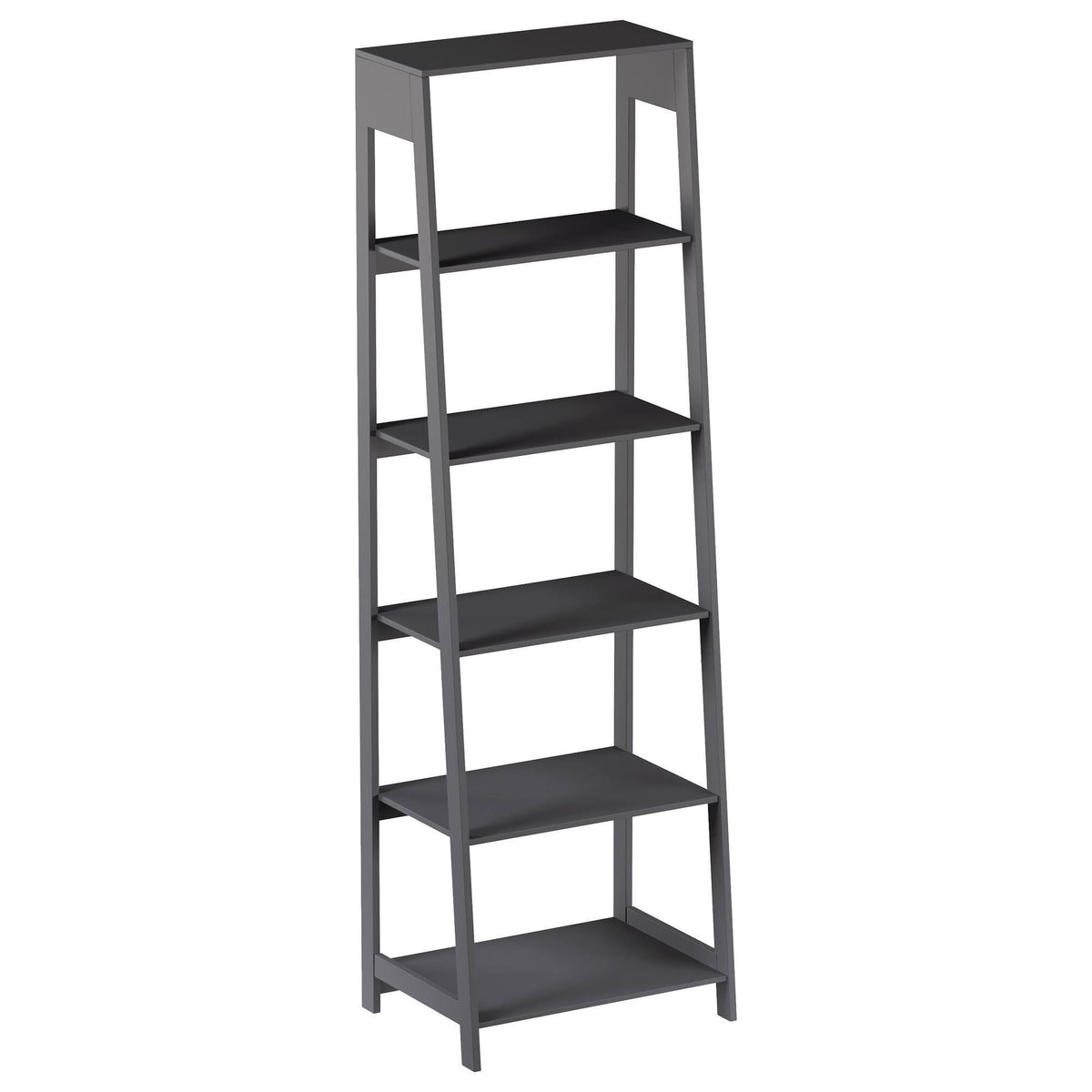 Gray 5-Tiered Bookcase Y82518