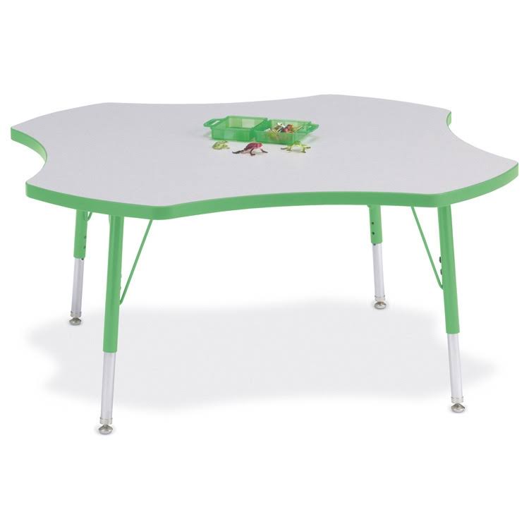 Blue and Black Four Leaf Activity Table H7666
