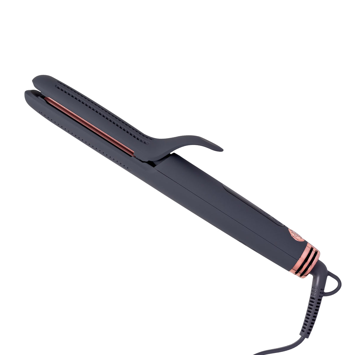 Ceramic Tourmaline Gray Flat Iron Hair Straightener & Curling Iron U82995