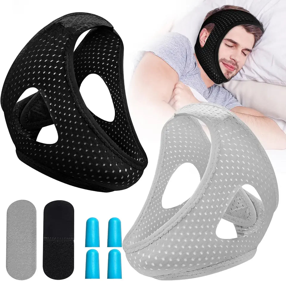 Anti Snore Chin Strap with Earplugs 2 Pack A207