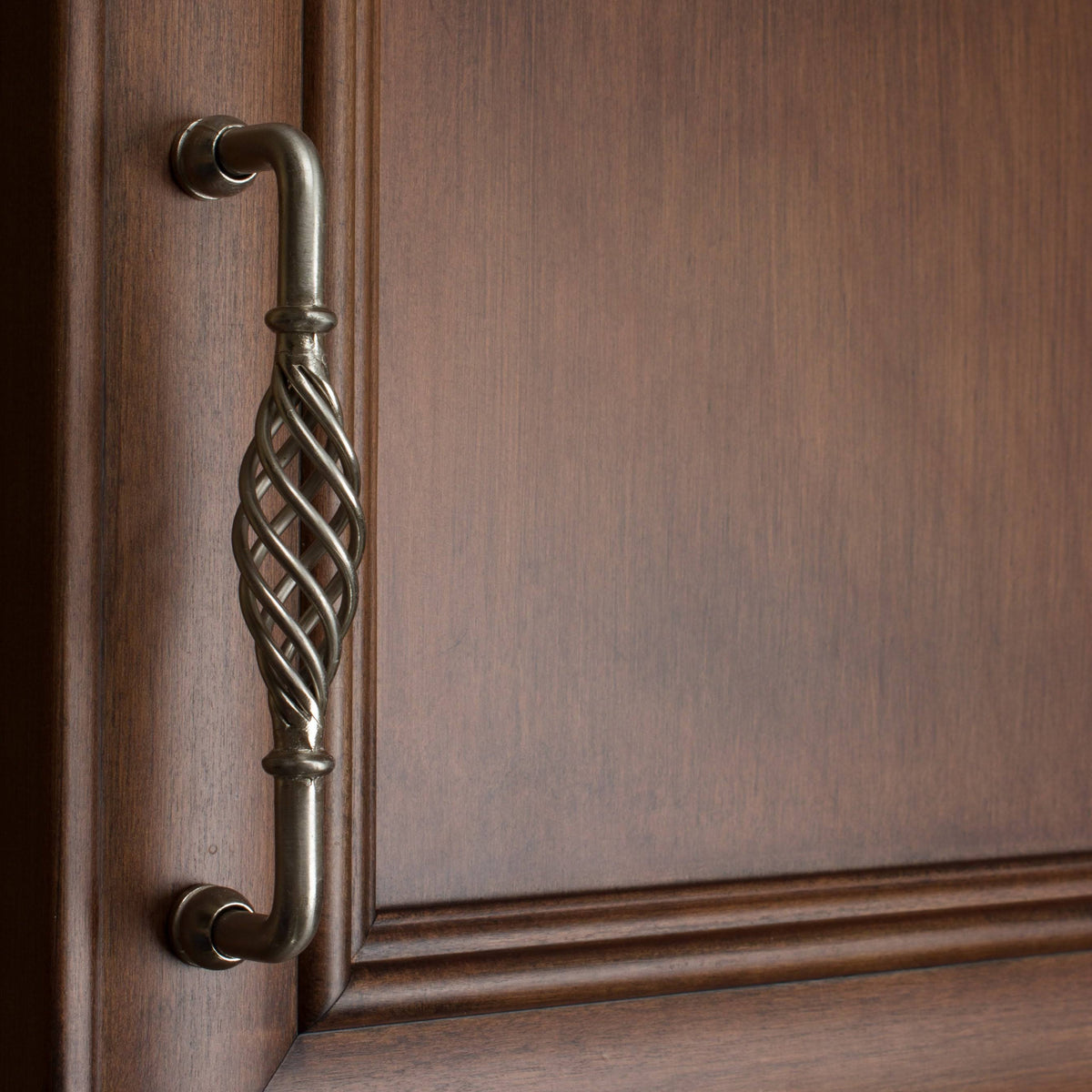 Satin Nickel Fluted Cabinet Pulls Pack of 25 R804
