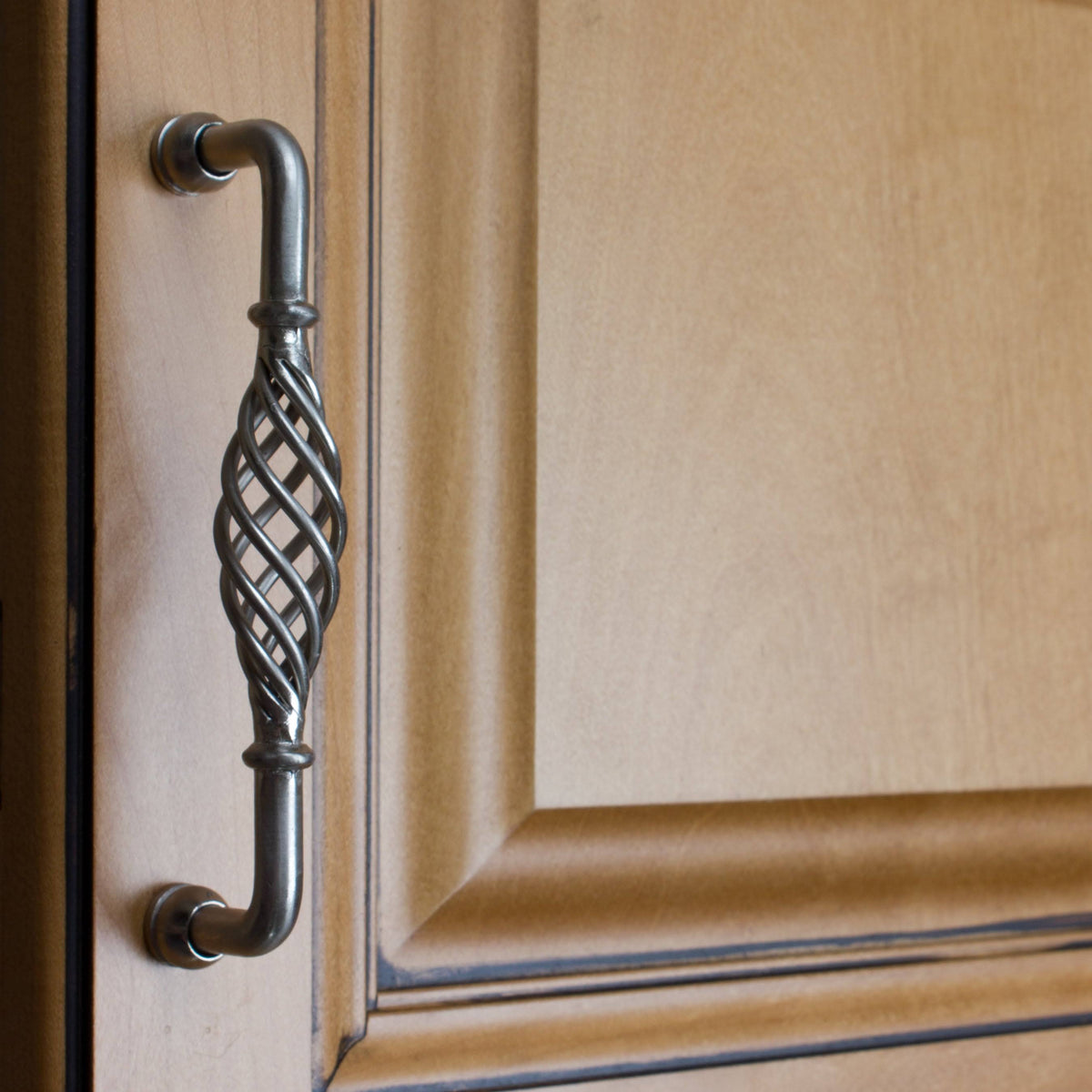Satin Nickel Fluted Cabinet Pulls Pack of 25 R804