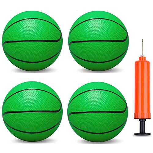 5 Inch PVC Mini Basketball (4 PCS with Air Pump) H432
