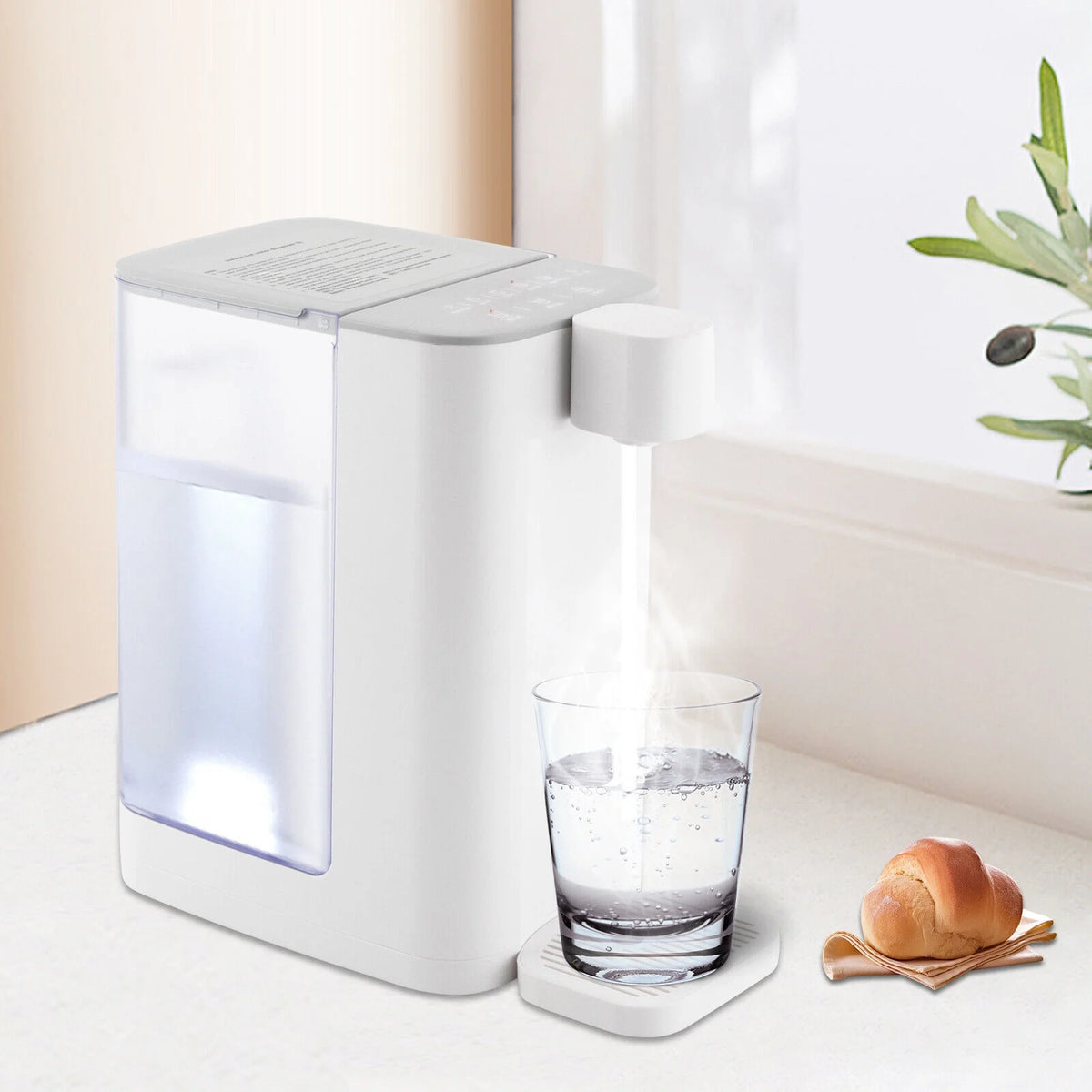 2000W 3L Electric Instant Hot Water Dispenser With Temperature Control D690