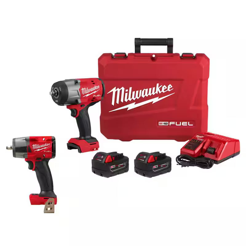 18V Lithium-Ion Brushless Cordless 1/2 in. Impact Wrench Kit F623
