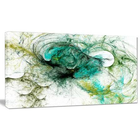 Green Graphic Art on Wrapped Canvas P96807