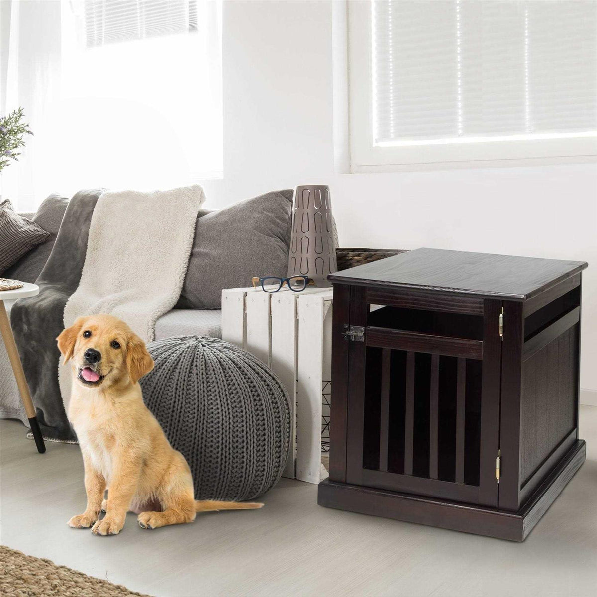 Espresso Pet Crate R3679