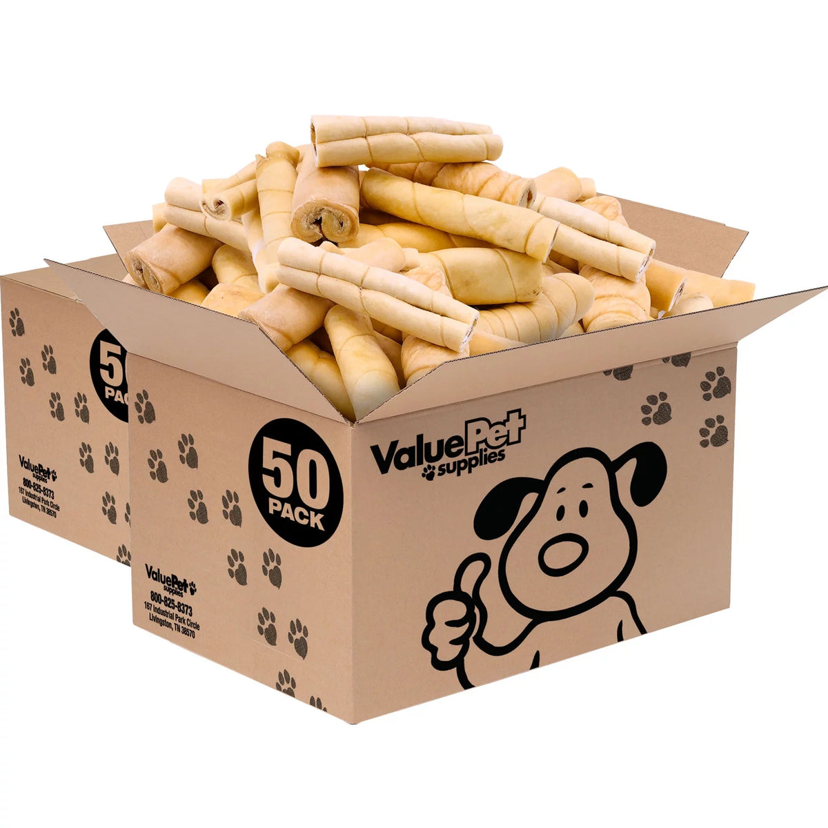 Beef Dog Chews Jumbo 5-6 Inch 100 Count J638