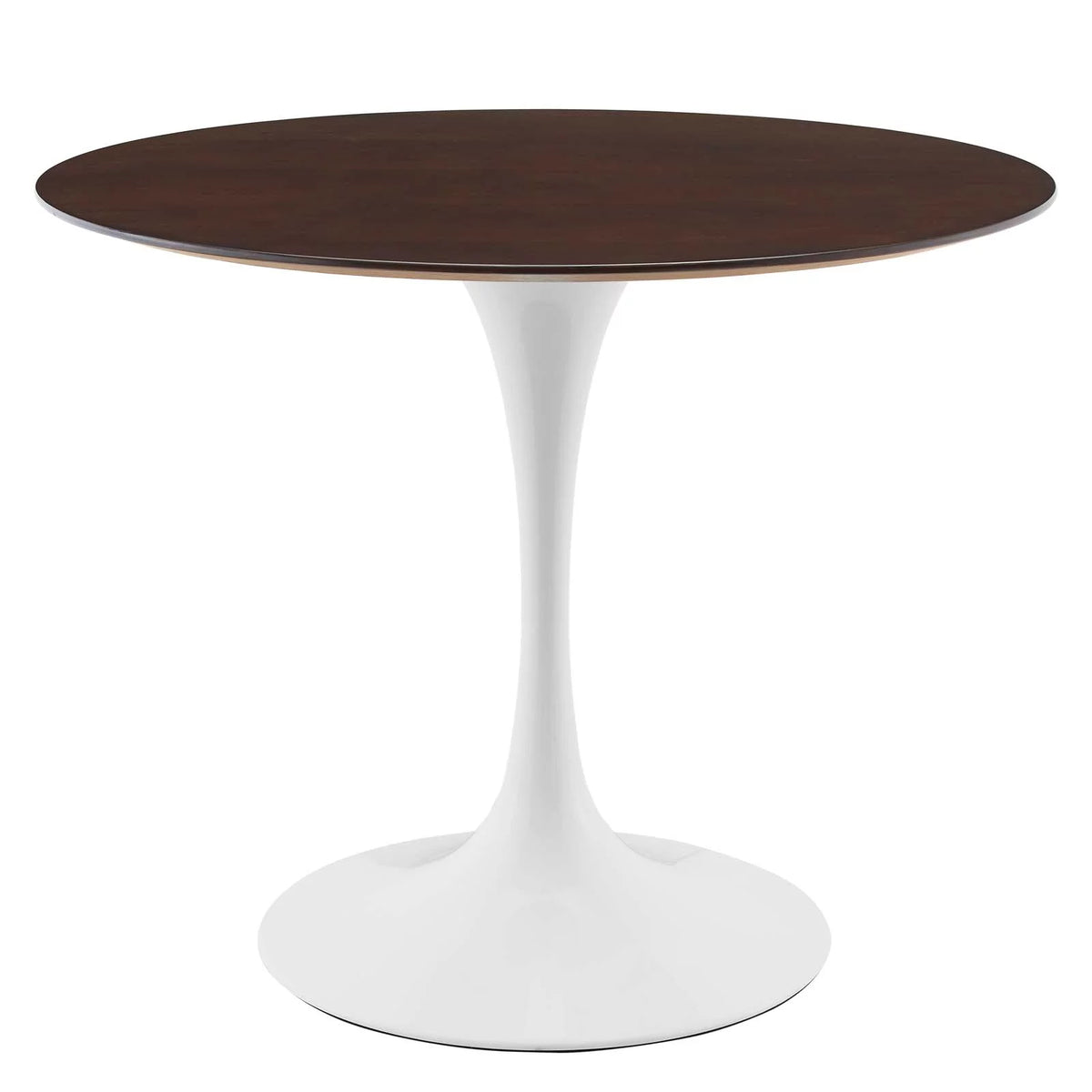 36 inch Round White Walnut Wood Dining Table T49579