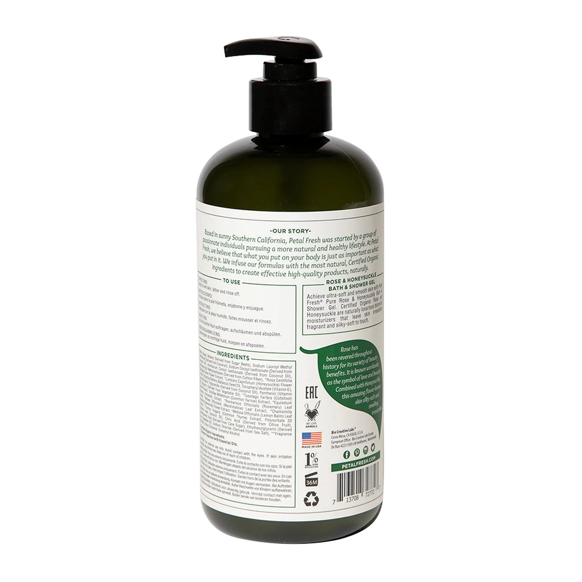 Rose & Honeysuckle Bath & Shower Gel 475 ml Y231