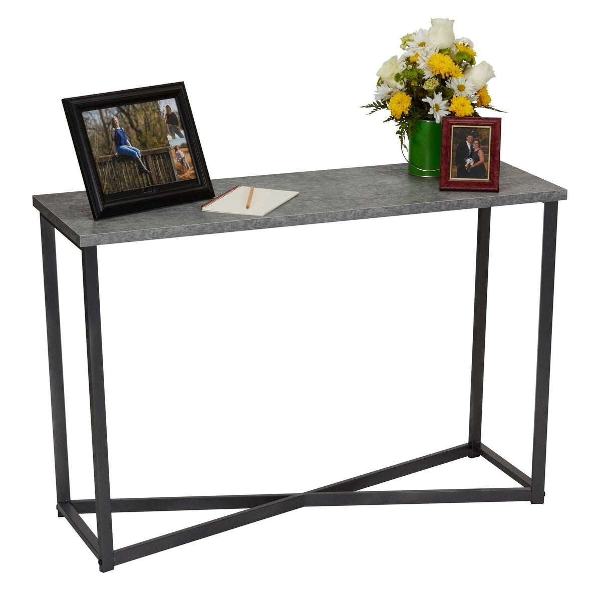 Faux Slate Sofa Table D652094