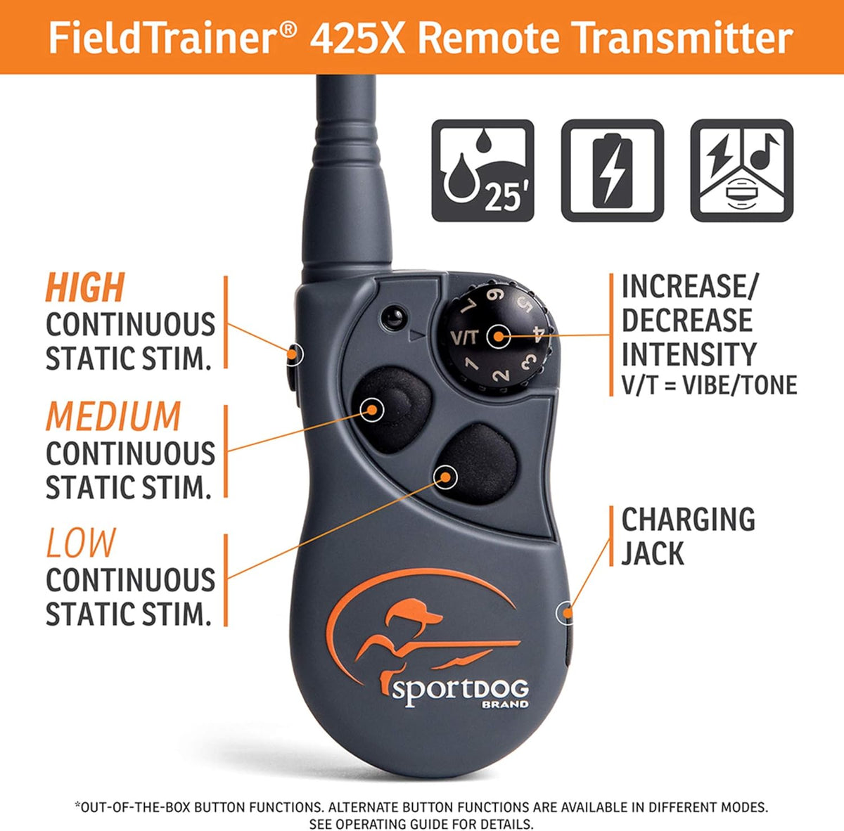 Electronic Dog Training Collar with Remote, 500 Yard Range, Waterproof, Rechargeable G52435