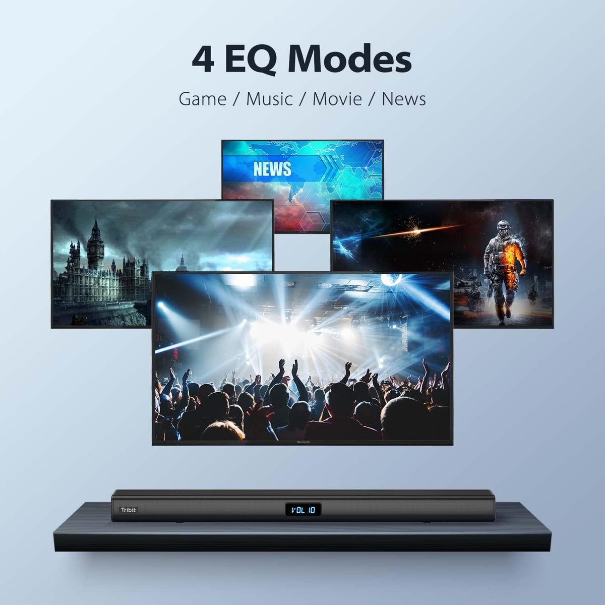 100W 6 Speakers 2.2 Channel Soundbar P199