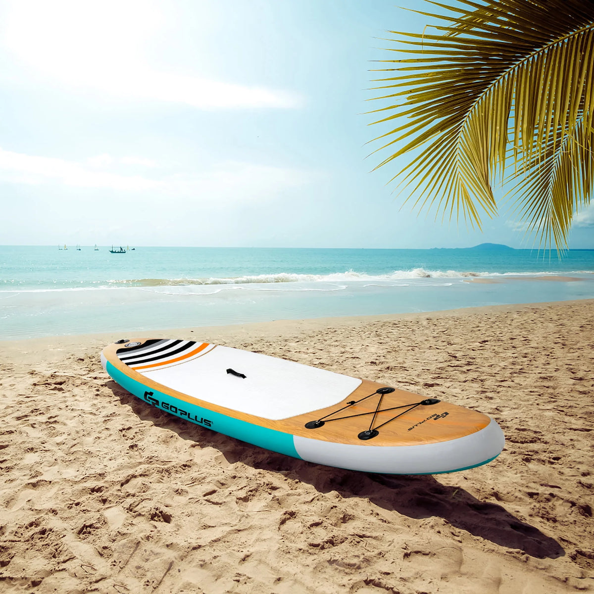 11' Inflatable Stand Up Paddle Board with Bag Paddle Pump L5525
