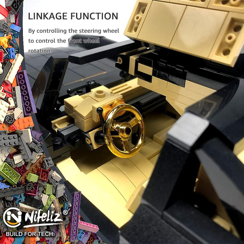 886 Pcs 1:14 Scale Sports Car Building Blocks Set W295890