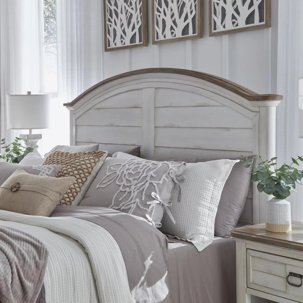 Queen Arched Panel Bed O1348