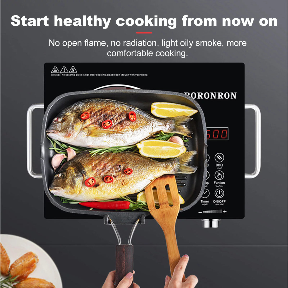 2200W Electric Ceramic Stove V2680