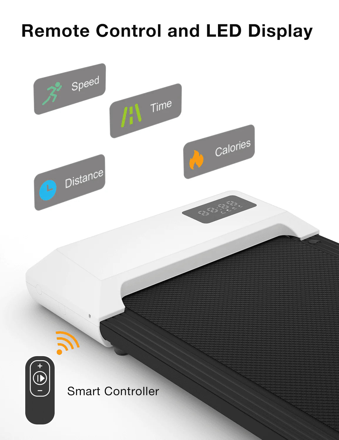 Walking Pad Treadmill 2.5Hp with Remote Control N800152