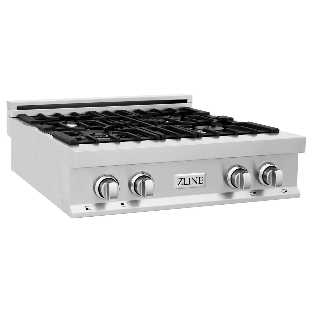30" Porcelain Gas Stovetop with 4 Gas Burners and Griddle L542