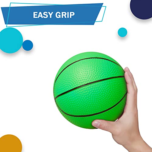 5 Inch PVC Mini Basketball (4 PCS with Air Pump) H432
