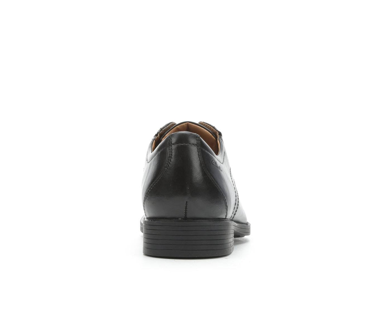 Clarks Mens Whiddon Cap Black Leather Size 14 V366