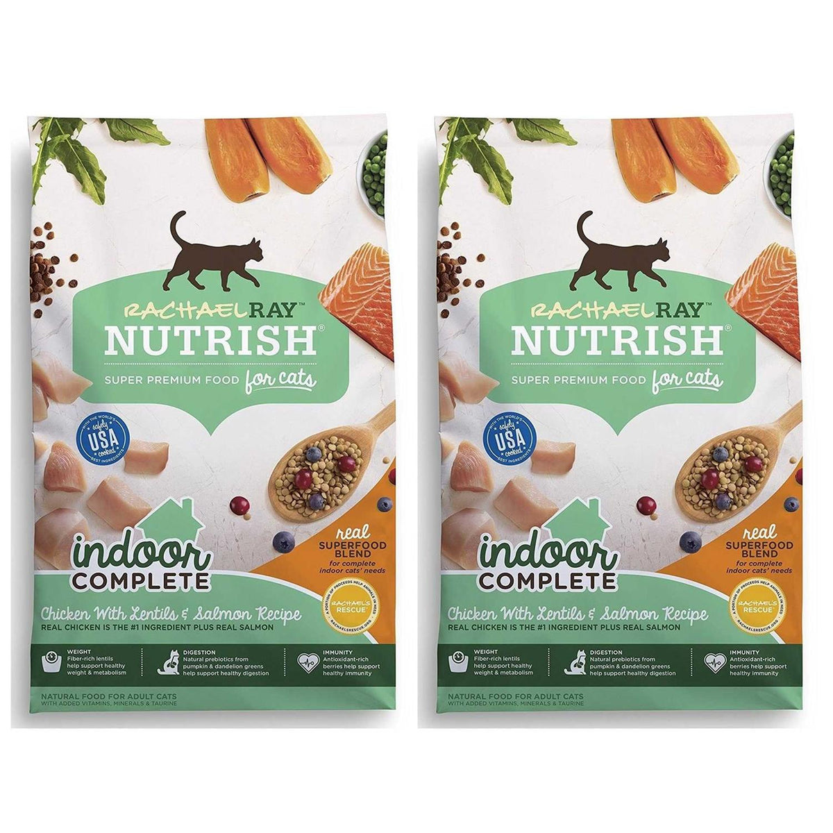 Chicken with Lentils & Salmon Dry Cat Food L666066