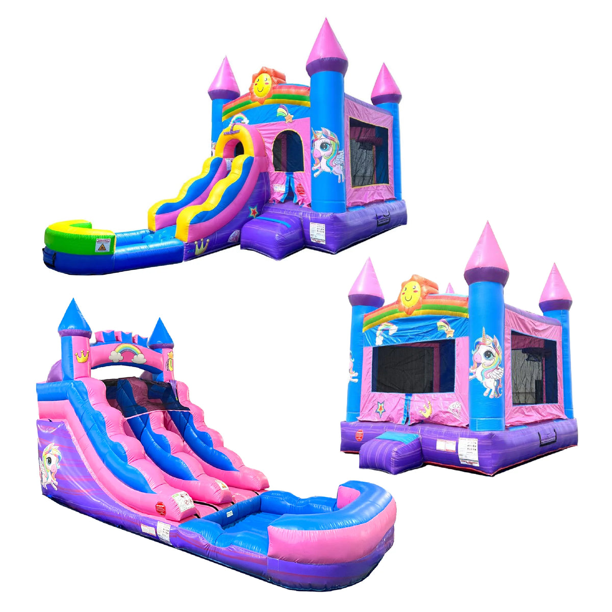 Pink Inflatable Bounce House T87609