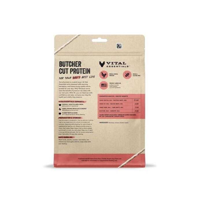 Freeze Dried Chicken Breast Dog Treats W21739